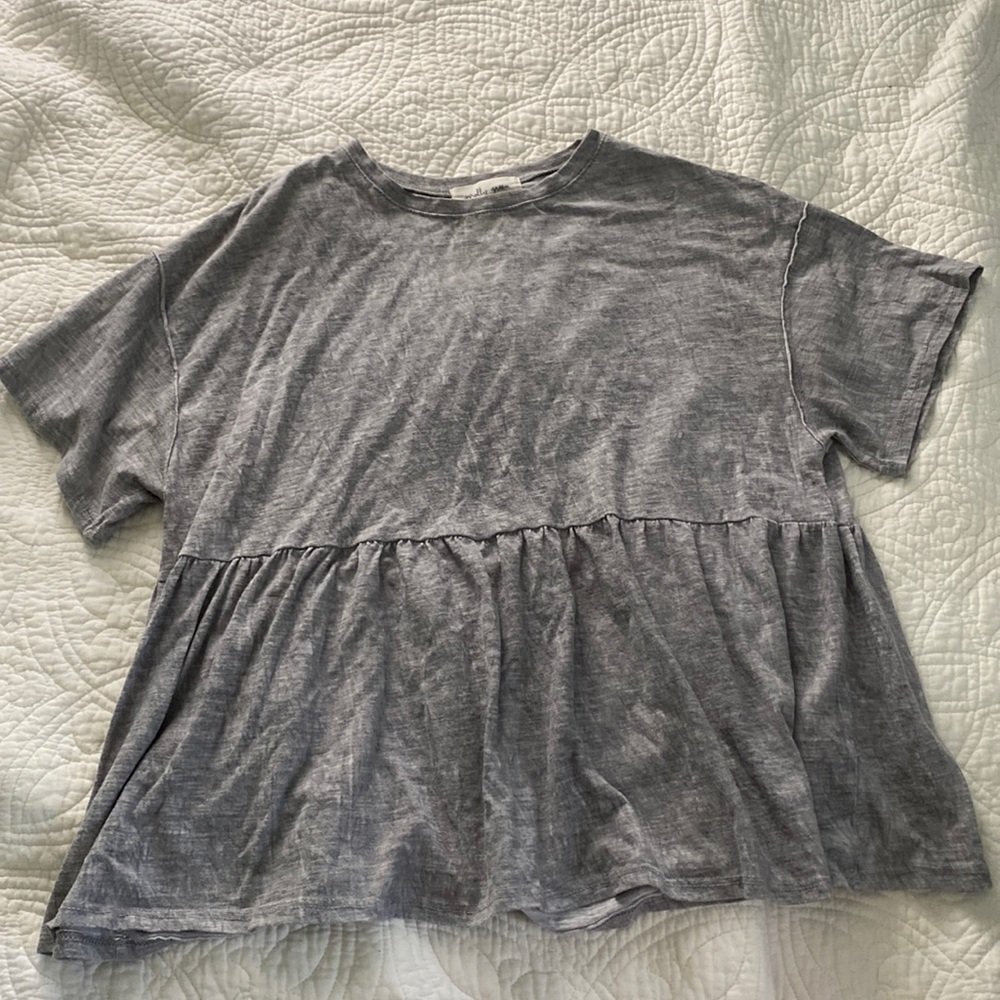 Molly green peplum top